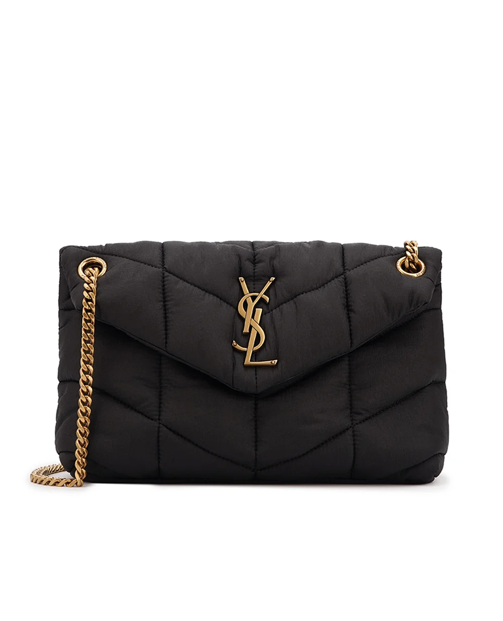 Сумка Puffer Small Saint Laurent 577476-FAB4L, черный цвет • Купить в интернет-магазине Kameron