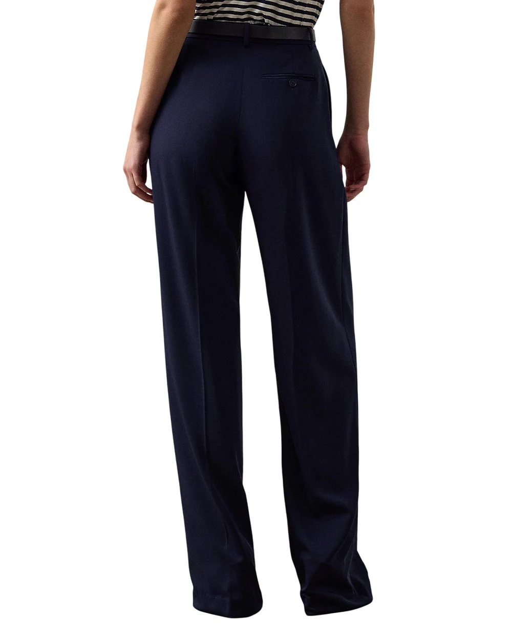 Брюки Jody из шерсти Ralph Lauren Collection 290P00387005, темно-синий цвет • Купить в интернет-магазине Kameron