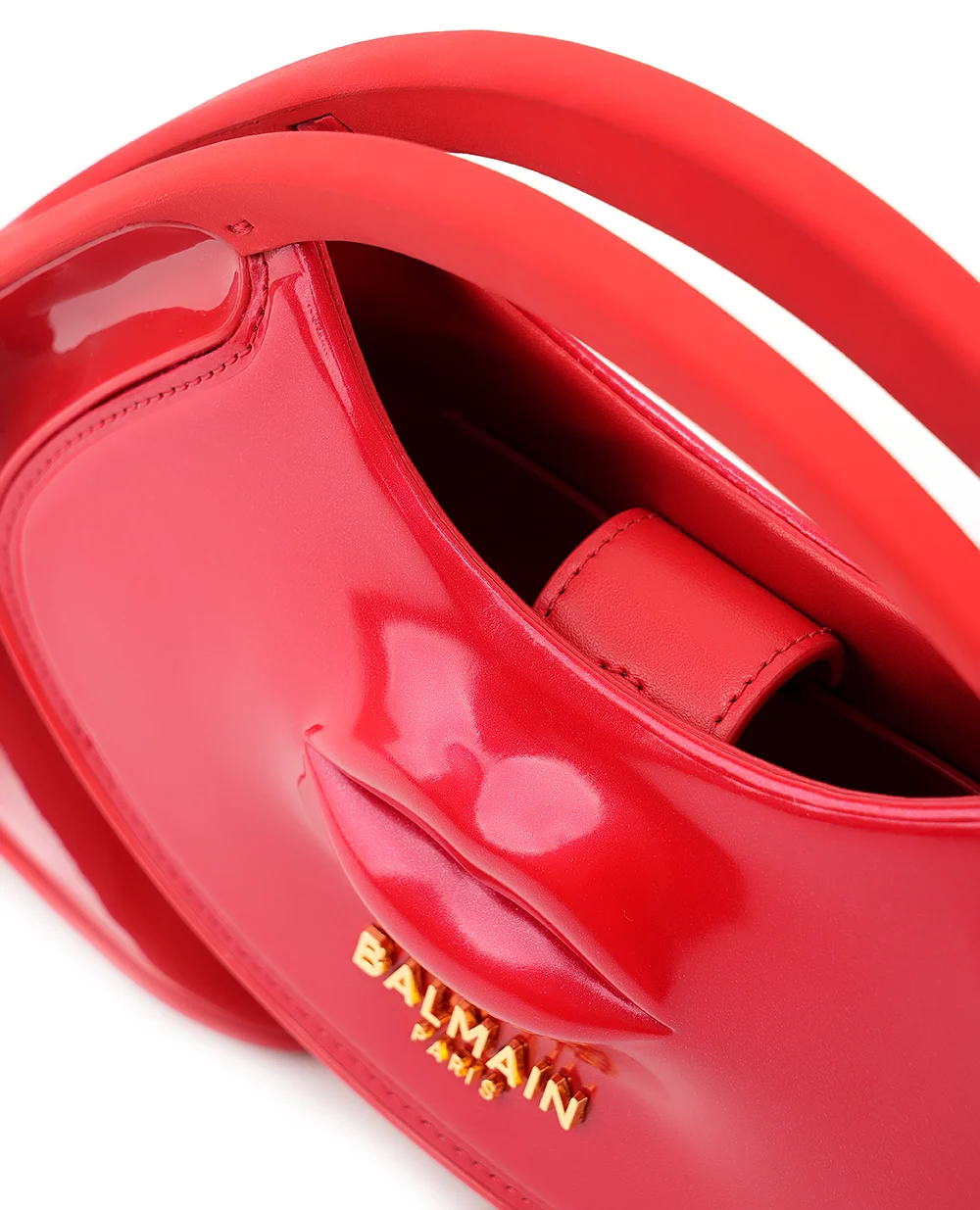Сумка Jolie Madame Small Lips Balmain EN0DA902KPBU, красный цвет • Купить в интернет-магазине Kameron