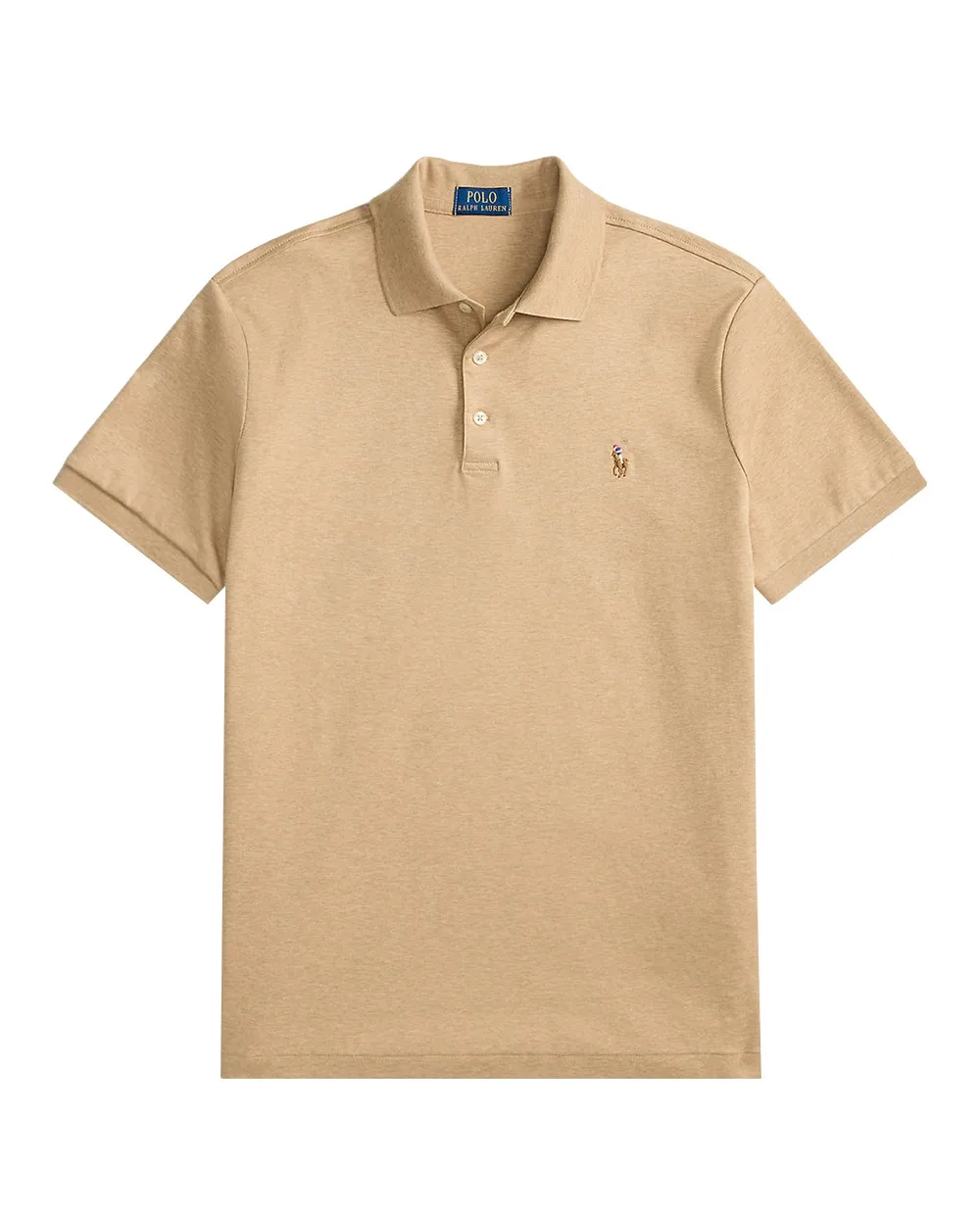 Поло Polo Ralph Lauren 710704319086, бежевый цвет • Купить в интернет-магазине Kameron