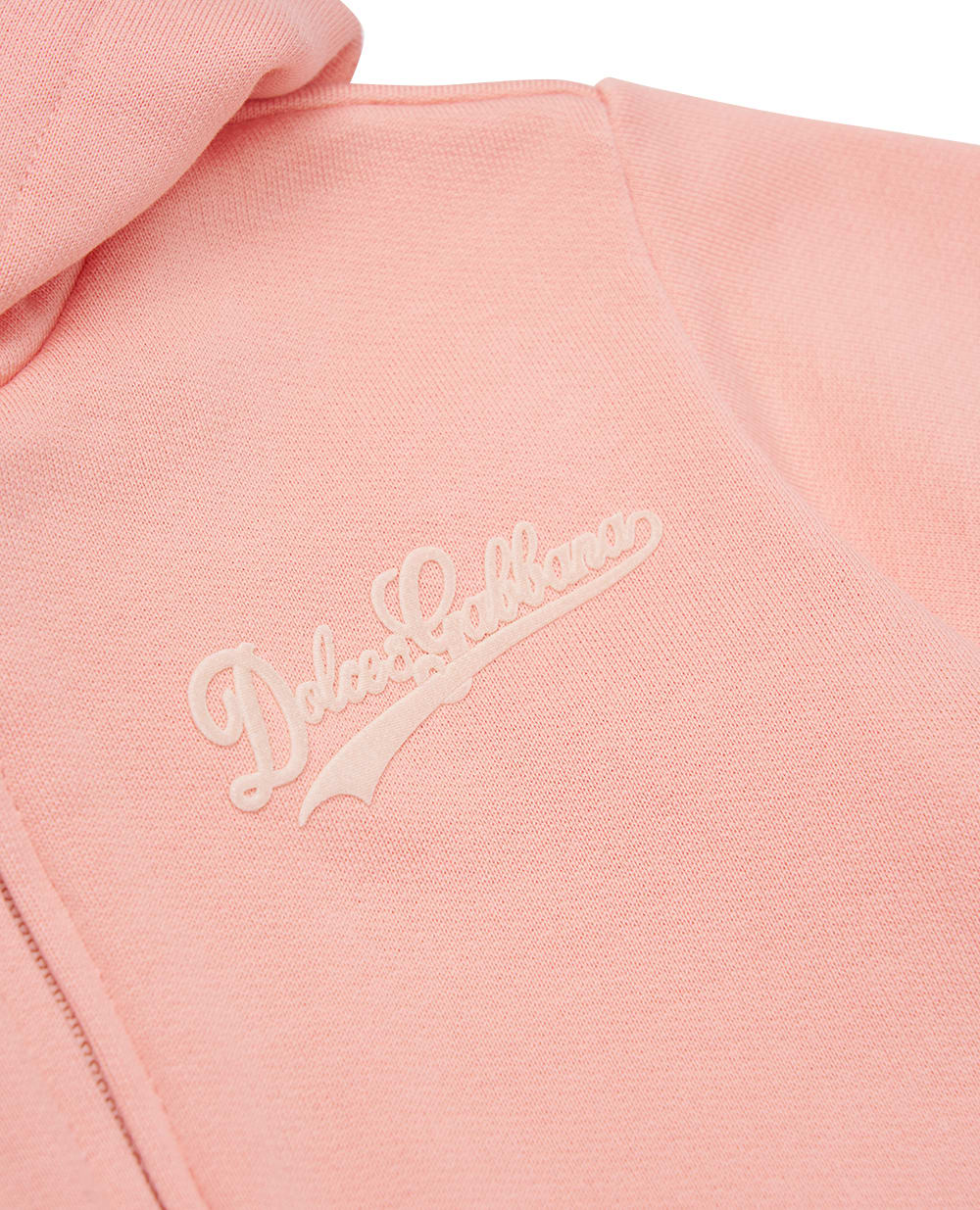 Детская толстовка с капюшоном (костюм) Dolce&Gabbana Kids L2JWCT-G7PQR, розовый цвет • Купить в интернет-магазине Kameron