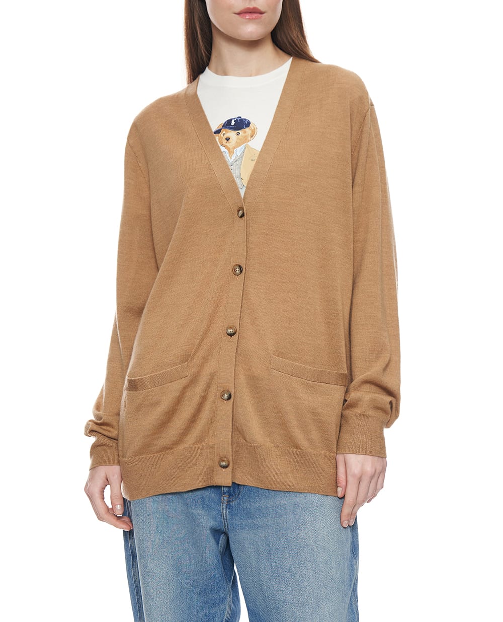 Кардиган Polo Ralph Lauren 211972138001, коричневый цвет • Купить в интернет-магазине Kameron