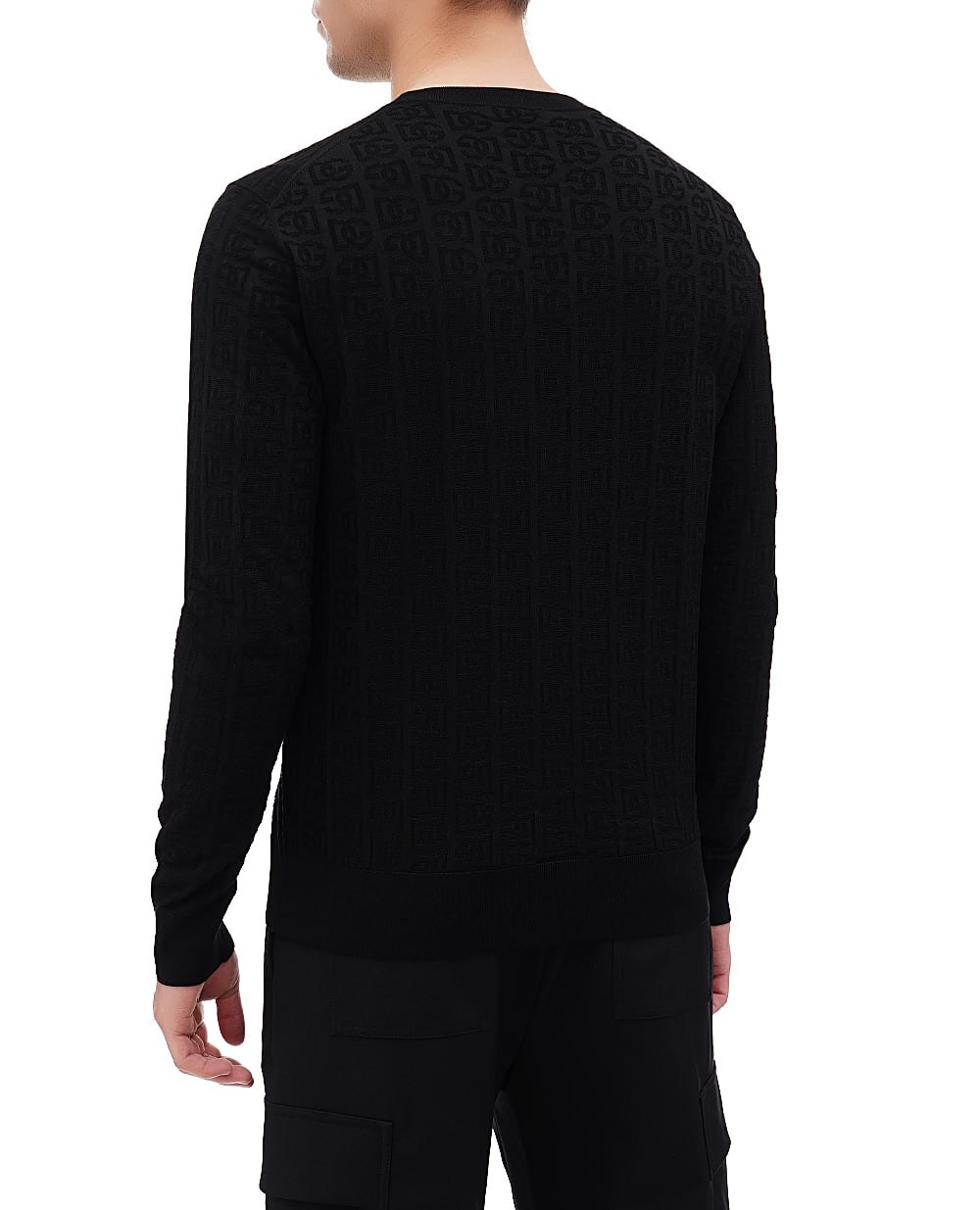 Пуловер Dolce&Gabbana GXX02T-JBSKE, черный цвет • Купить в интернет-магазине Kameron