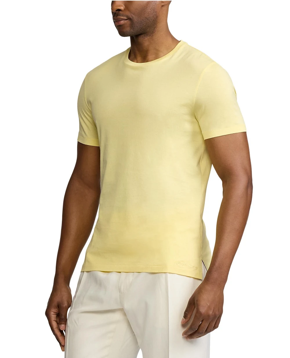 Футболка Ralph Lauren Purple Label 790508153061, желтый цвет • Купить в интернет-магазине Kameron