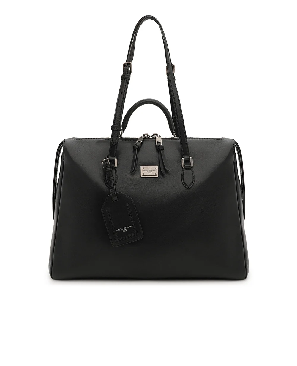 Сумка Vittoria из телячьей кожи Dolce&Gabbana BM7825-AH850, черный цвет • Купить в интернет-магазине Kameron