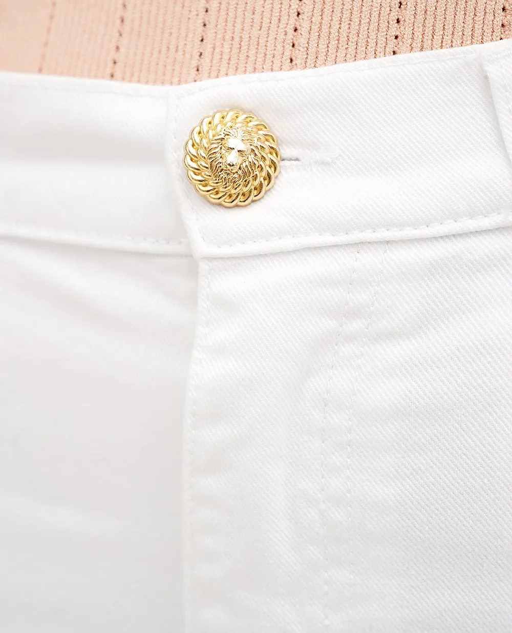 Джинси Balmain EF1MG009DB69, білий колір • Купити в інтернет-магазині Kameron