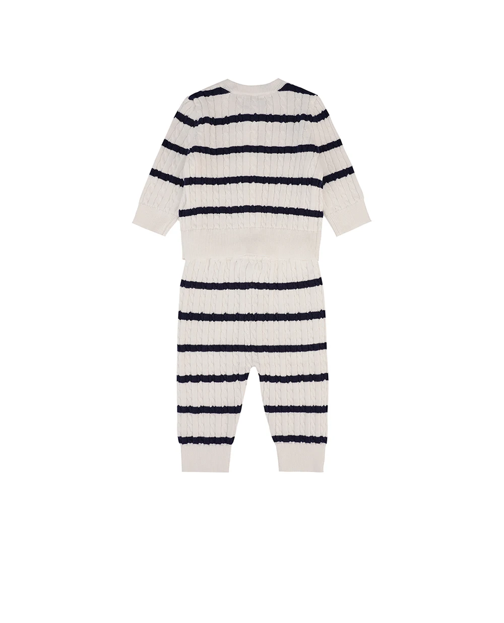 Детский костюм (кофта, брюки) Polo Ralph Lauren Kids 310958296001, белый цвет • Купить в интернет-магазине Kameron