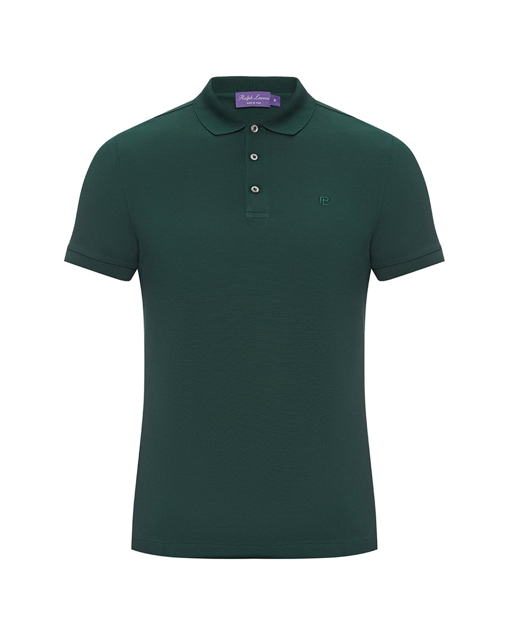 Поло из мохового агата Ralph Lauren Purple Label 790877021033, зеленый цвет • Купить в интернет-магазине Kameron