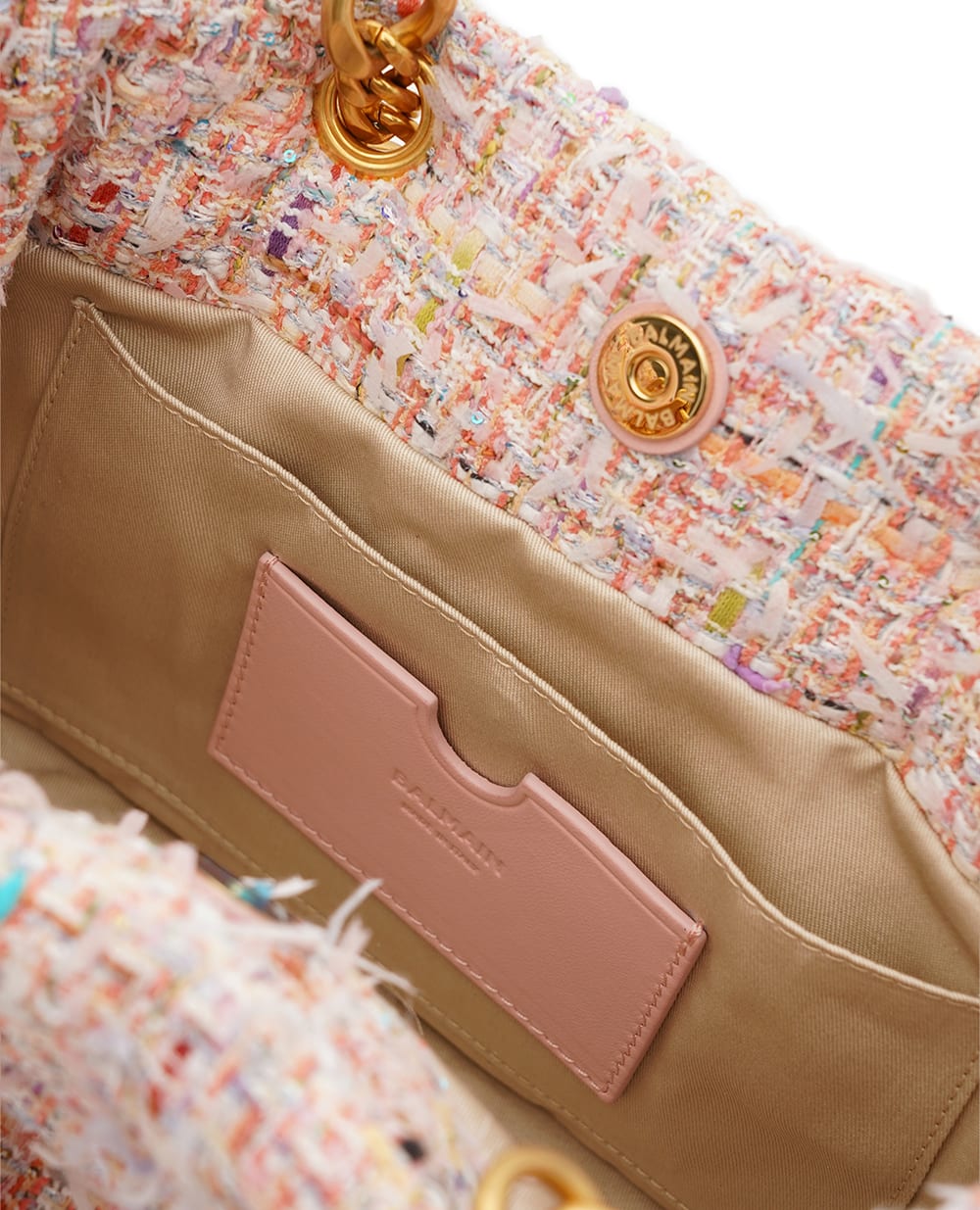 Сумка-тоут Soft Cabas 1945 Balmain HN4FD871TWRT, рожевий колір • Купити в інтернет-магазині Kameron