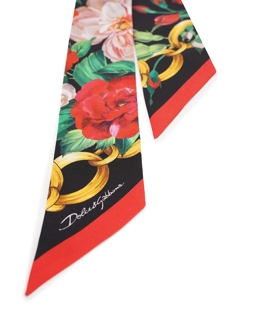 Лента твили Dolce&Gabbana FS215A-GDC4Y, разноцветный цвет • Купить в интернет-магазине Kameron