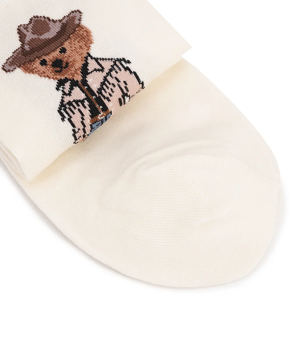 Носки Polo Bear Polo Ralph Lauren 455955246001, молочный цвет • Купить в интернет-магазине Kameron