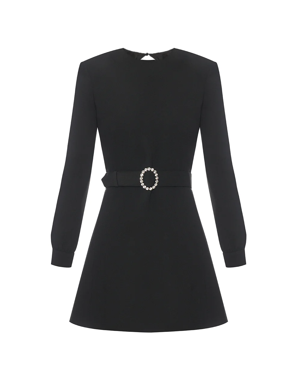 Мини-платье с открытой спиной Saint Laurent 819619-Y012W, черный цвет • Купить в интернет-магазине Kameron
