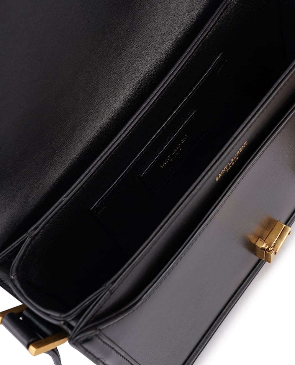 Шкіряна сумка Solferino Medium Saint Laurent 634305-0SX0W, чорний колір • Купити в інтернет-магазині Kameron