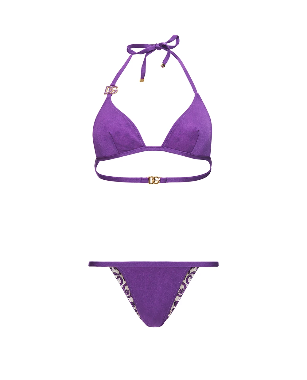 Купальник Dolce&Gabbana O8B76J-ON08J, фиолетовый цвет • Купить в интернет-магазине Kameron