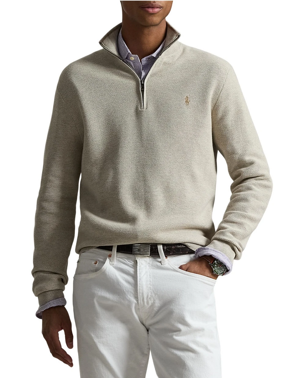 Светр Polo Ralph Lauren 710B18060003, світло-коричневий колір • Купити в інтернет-магазині Kameron