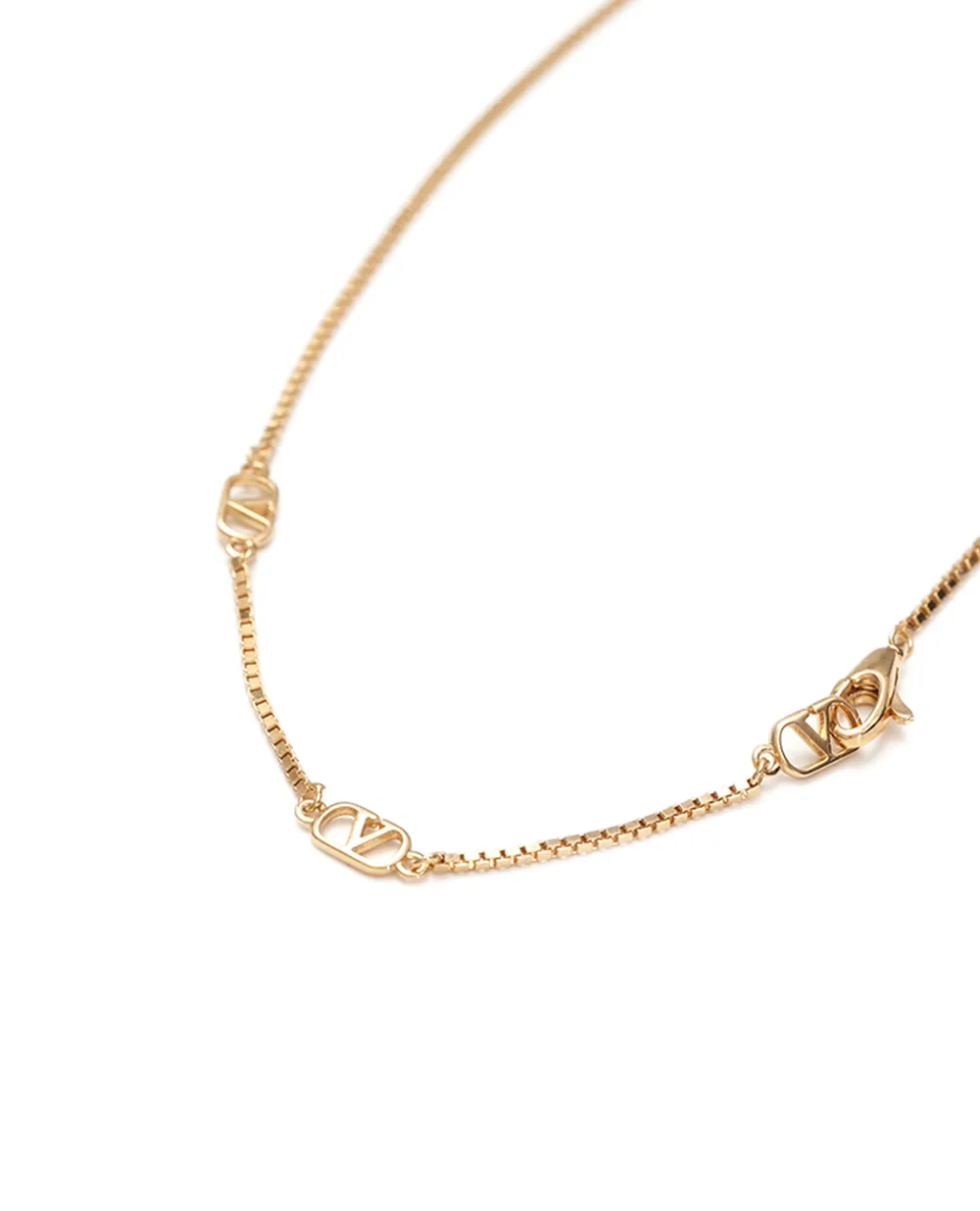 Подвеска VLogo с кристаллами Swarovski Valentino 9W2J0CE3YCW, золотой цвет • Купить в интернет-магазине Kameron
