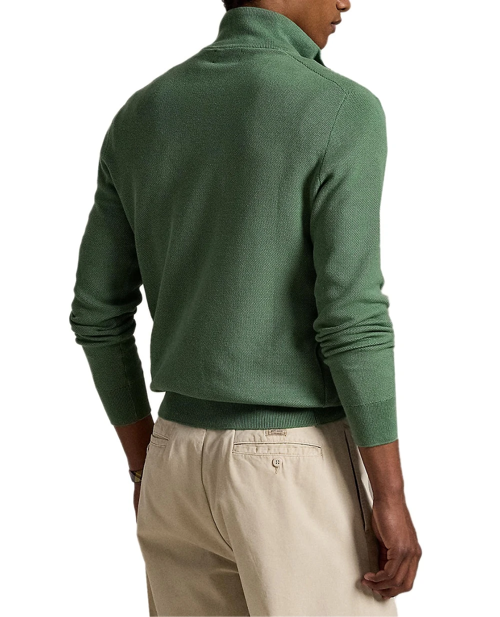 Джемпер на молнии Polo Ralph Lauren 710932304522, зеленый цвет • Купить в интернет-магазине Kameron