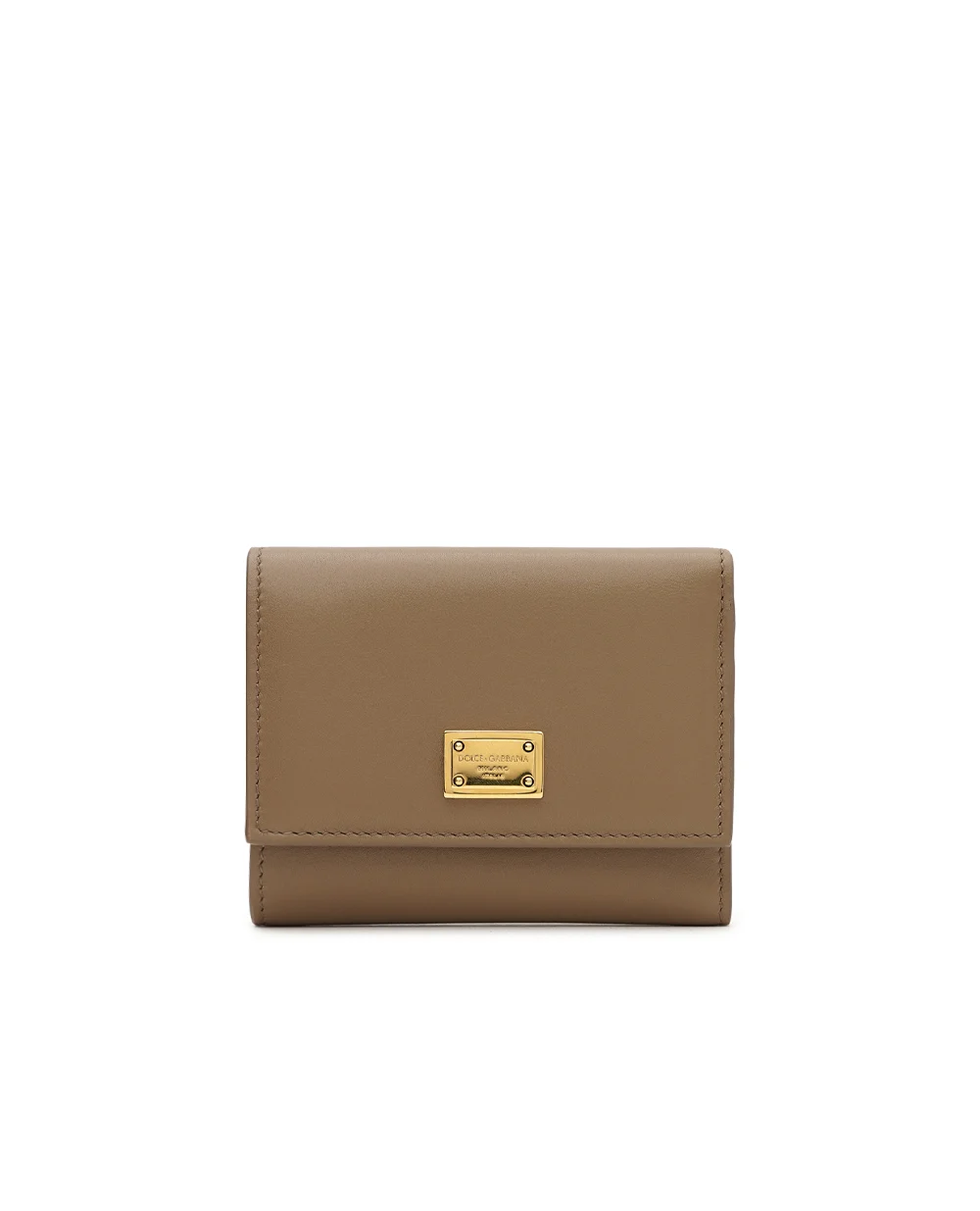 Кошелек из кожи Dolce&Gabbana BI0770-A9S25, коричневый цвет • Купить в интернет-магазине Kameron