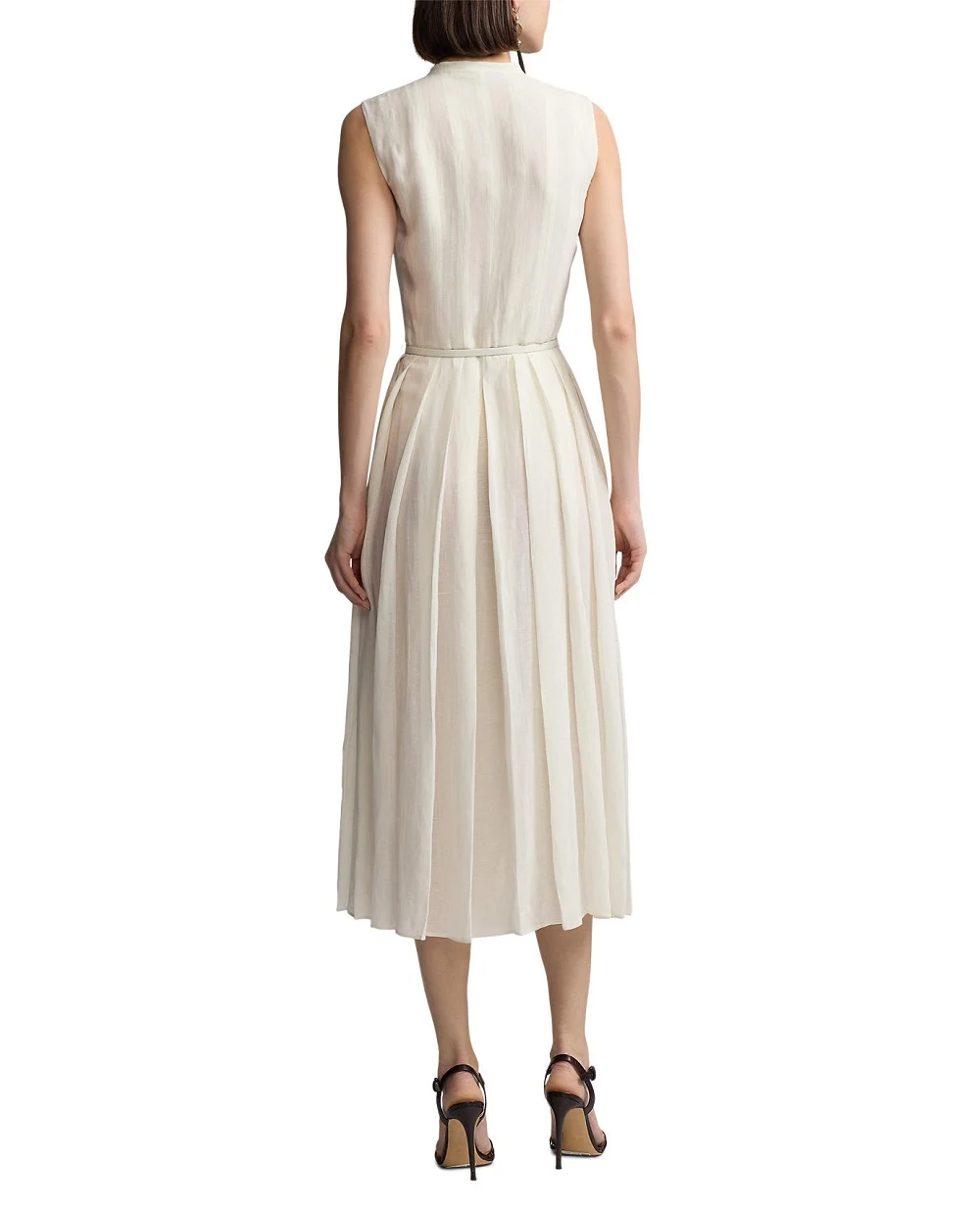 Льняное платье Ralph Lauren Collection 290962950002, кремовый цвет • Купить в интернет-магазине Kameron