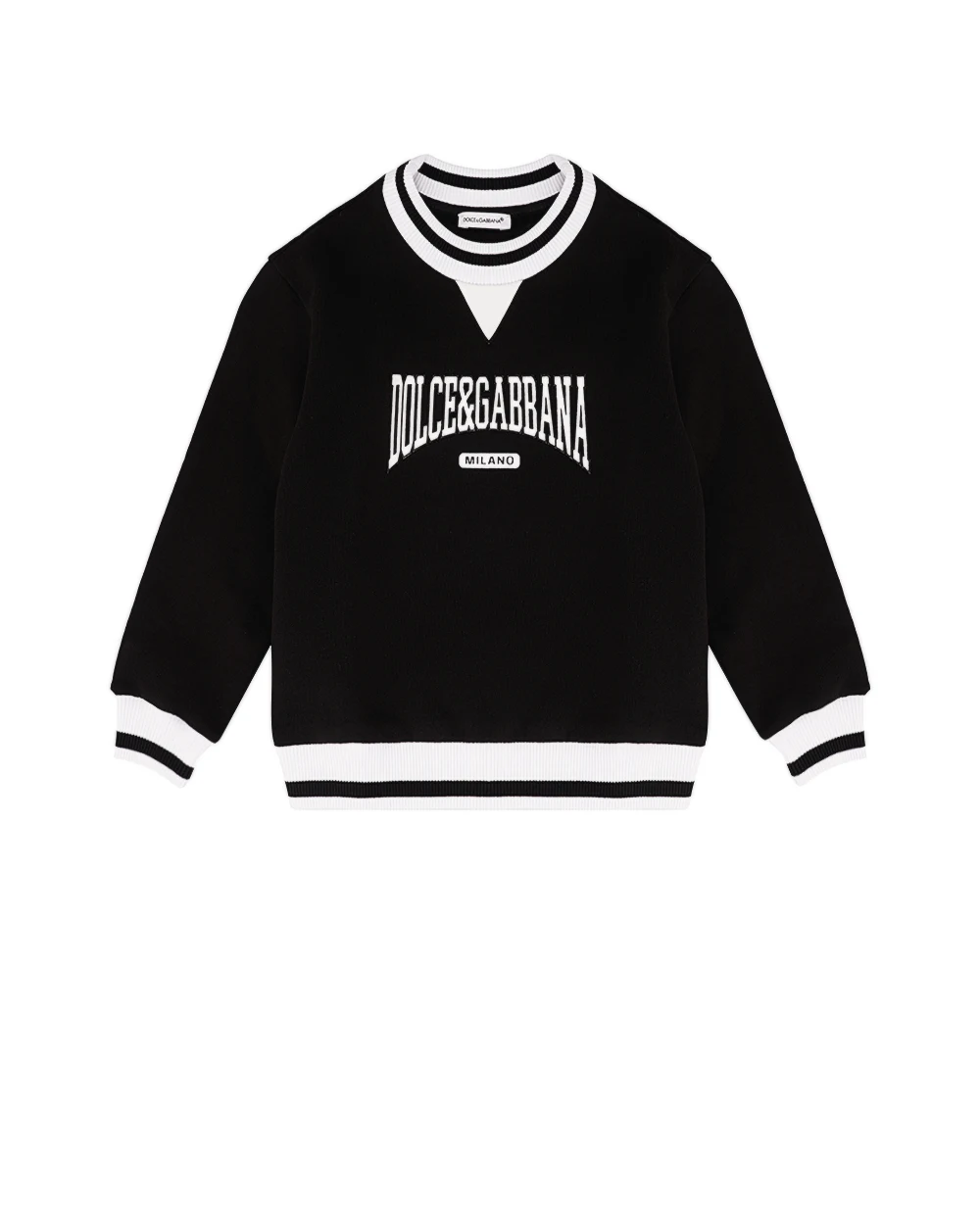 Детский свитшот (костюм) Dolce&Gabbana Kids L4JWKR-G7N1J-S, черный цвет • Купить в интернет-магазине Kameron