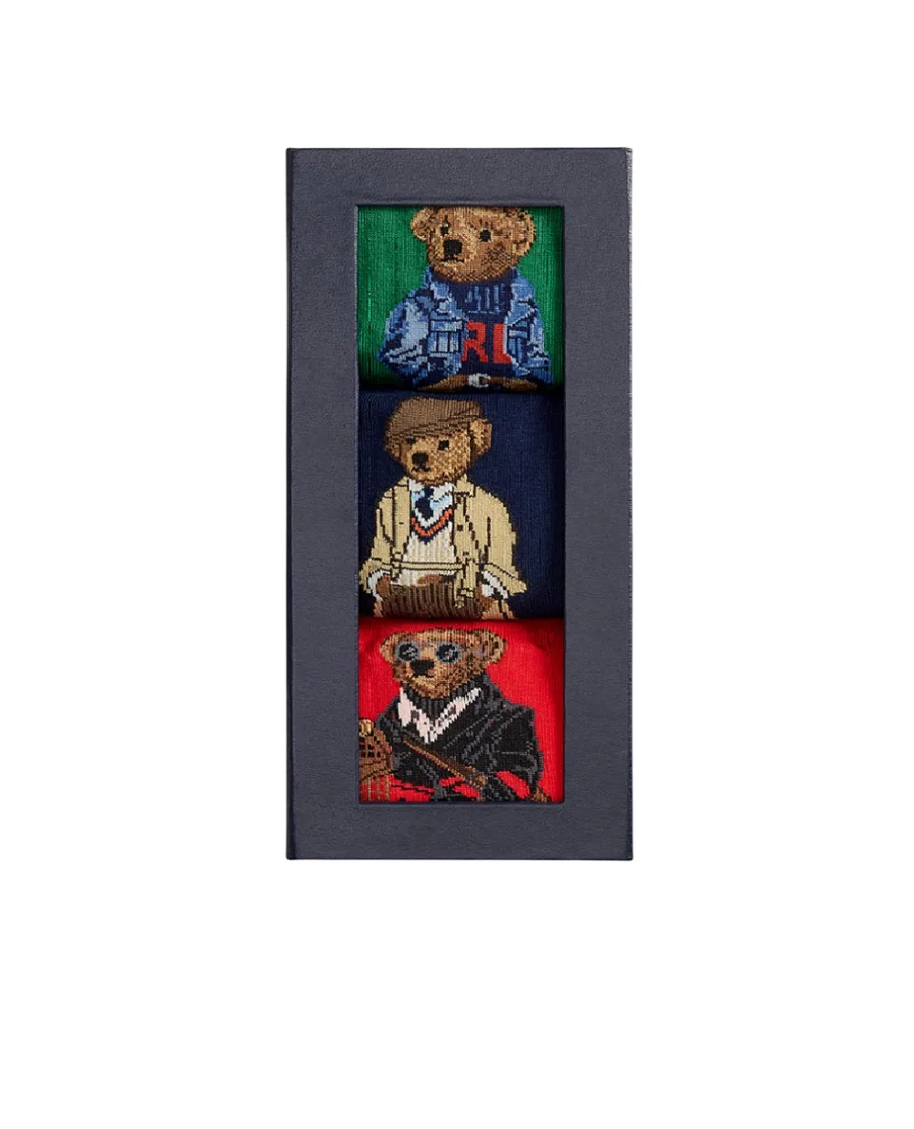 Шкарпетки Polo Bear (3 пари) Polo Ralph Lauren 449P04717001, різнокольоровий колір • Купити в інтернет-магазині Kameron
