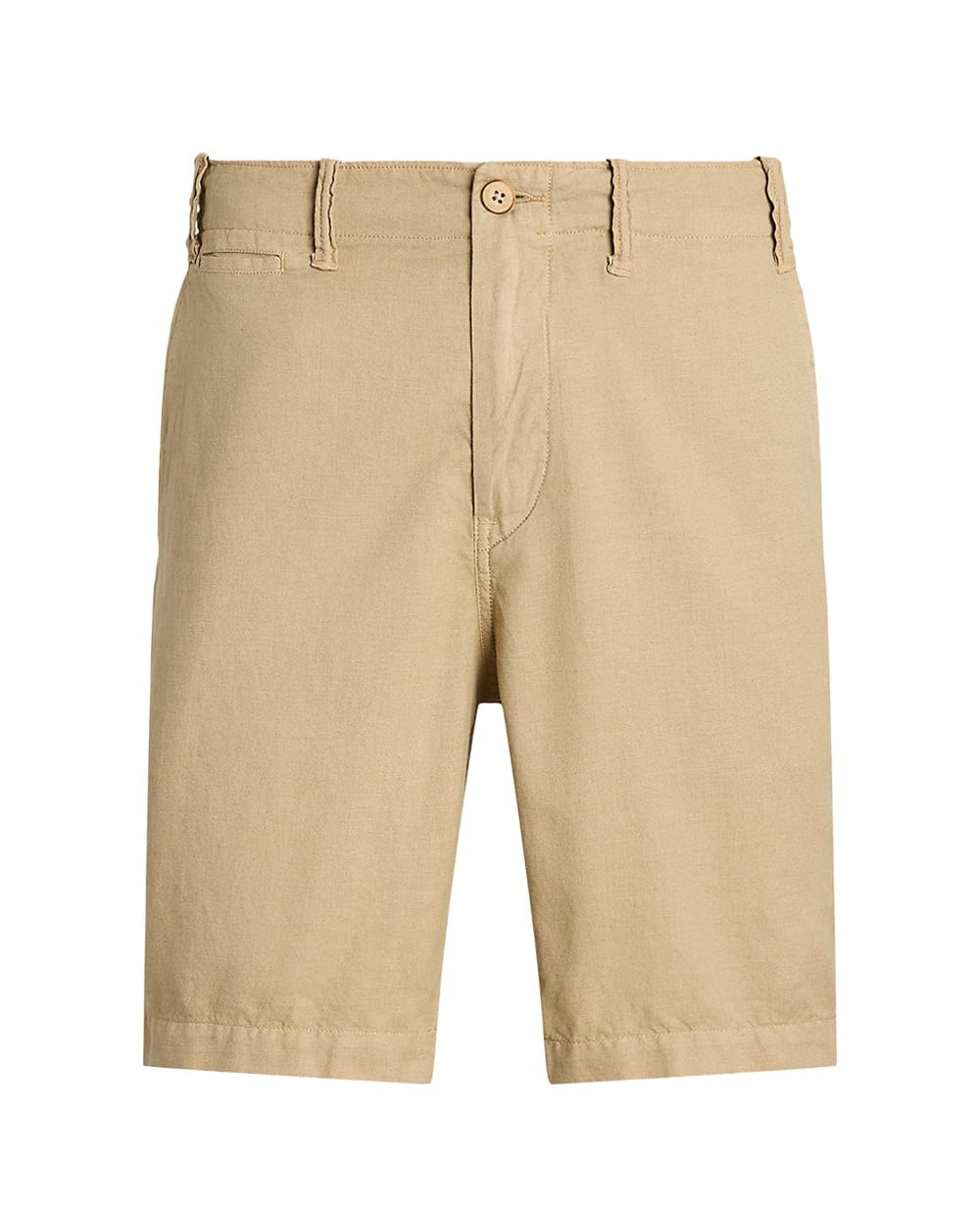 Шорты из льна и хлопка Polo Ralph Lauren 710741375024, бежевый цвет • Купить в интернет-магазине Kameron