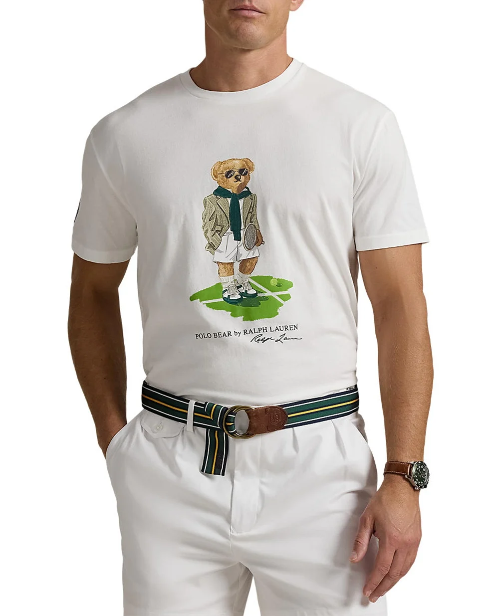 Футболка Polo Bear Polo Ralph Lauren 710970519001, белый цвет • Купить в интернет-магазине Kameron