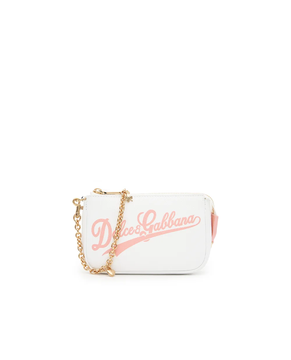 Детская сумка DG Candy из телячьей кожи Dolce&Gabbana Kids EB0268-AB296, белый цвет • Купить в интернет-магазине Kameron
