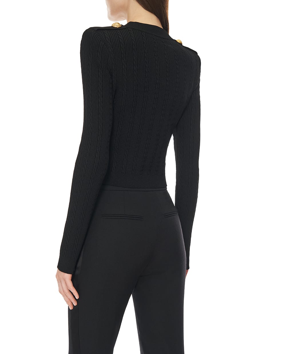 Кардиган Balmain FF1KL245KI50, черный цвет • Купить в интернет-магазине Kameron