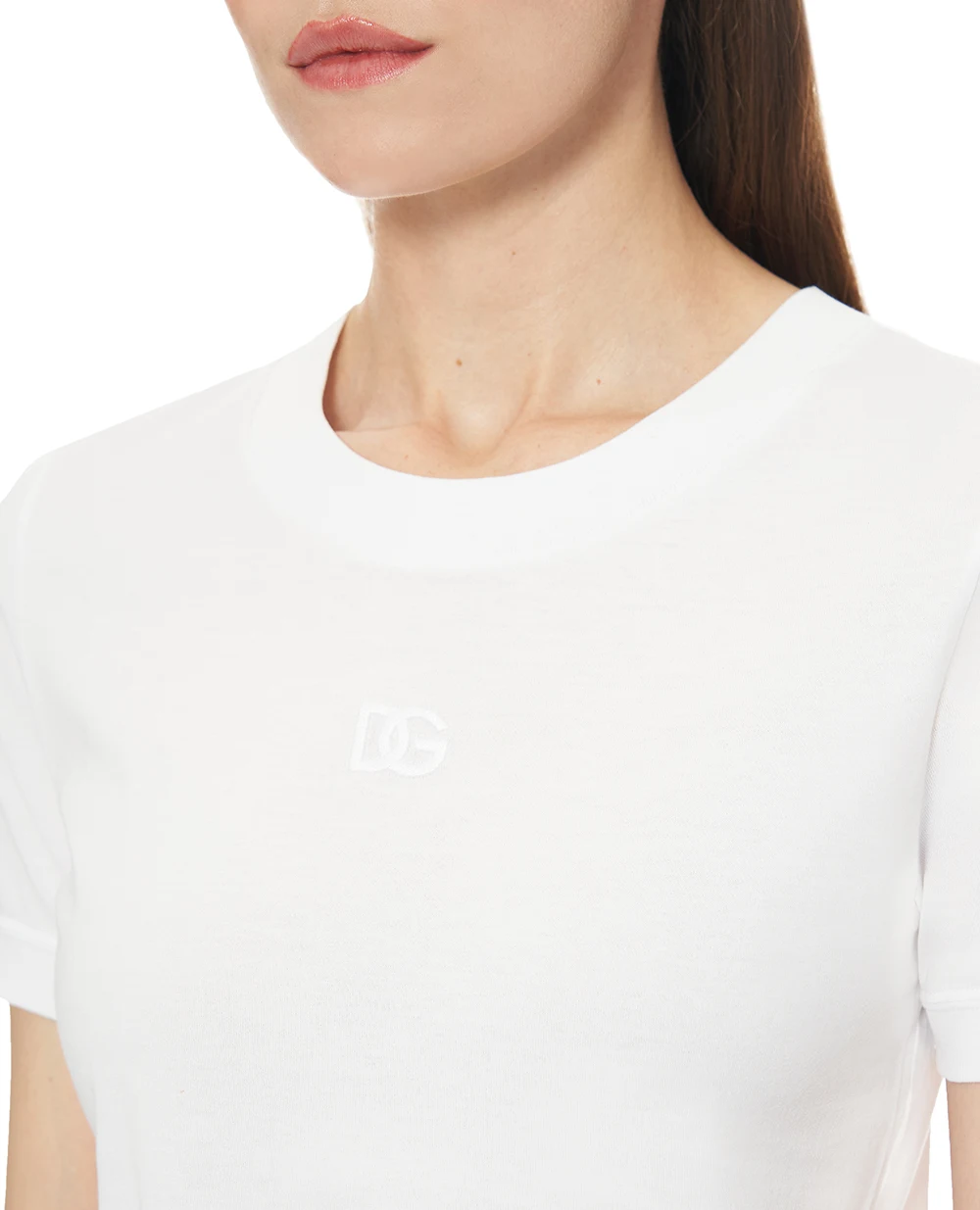 Футболка Dolce&Gabbana F8N08Z-GDC9C, белый цвет • Купить в интернет-магазине Kameron