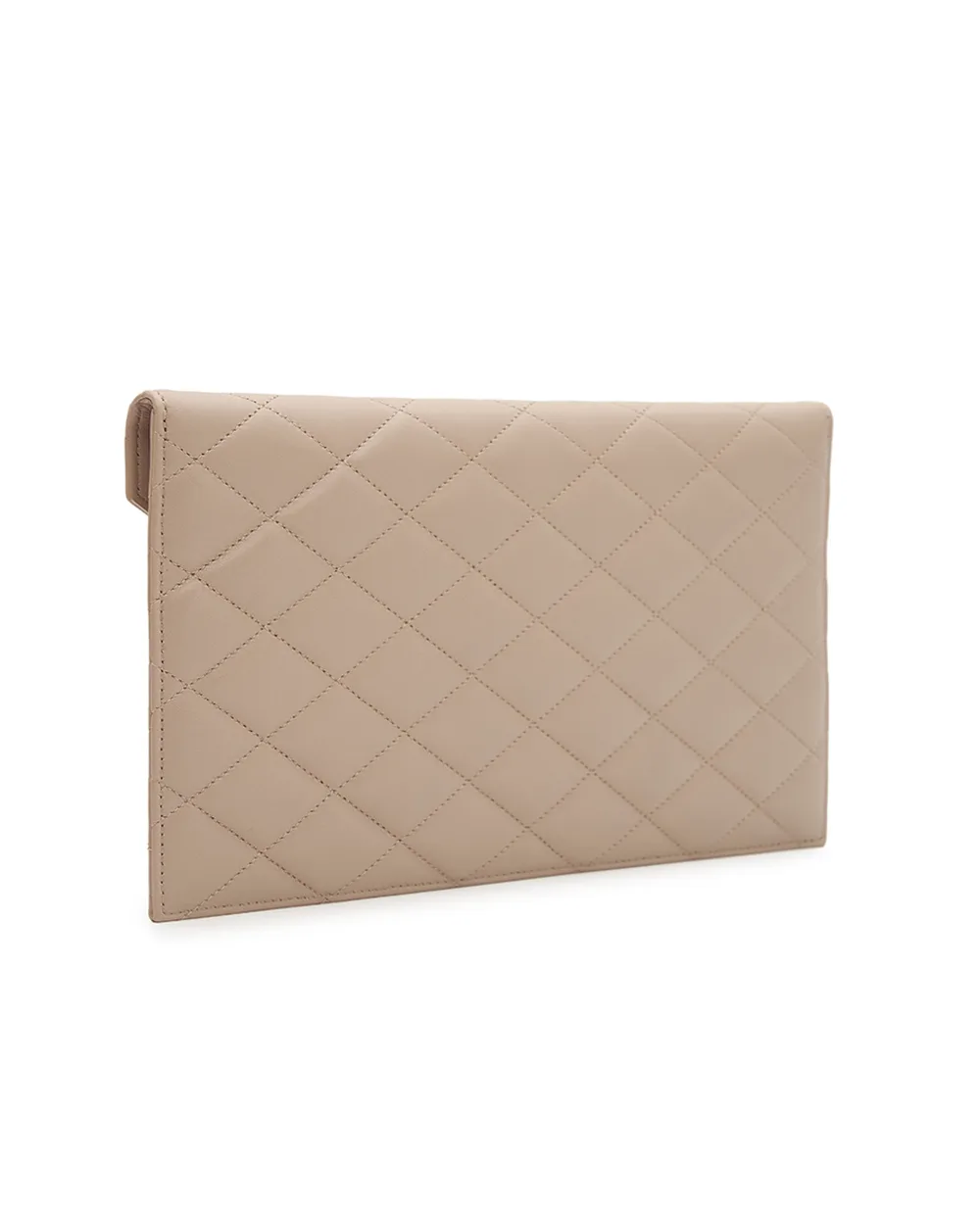 Cумка-клатч PARIS из овечьей кожи Saint Laurent 869533-1EL07, бежевый цвет • Купить в интернет-магазине Kameron