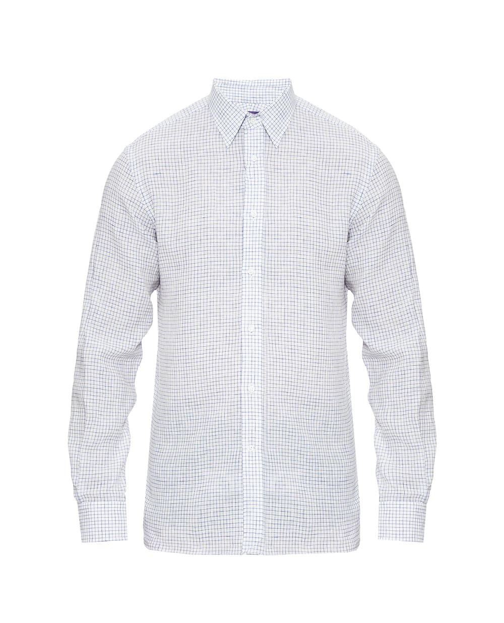Рубашка из льна Ralph Lauren Purple Label 791964448001, синий цвет • Купить в интернет-магазине Kameron