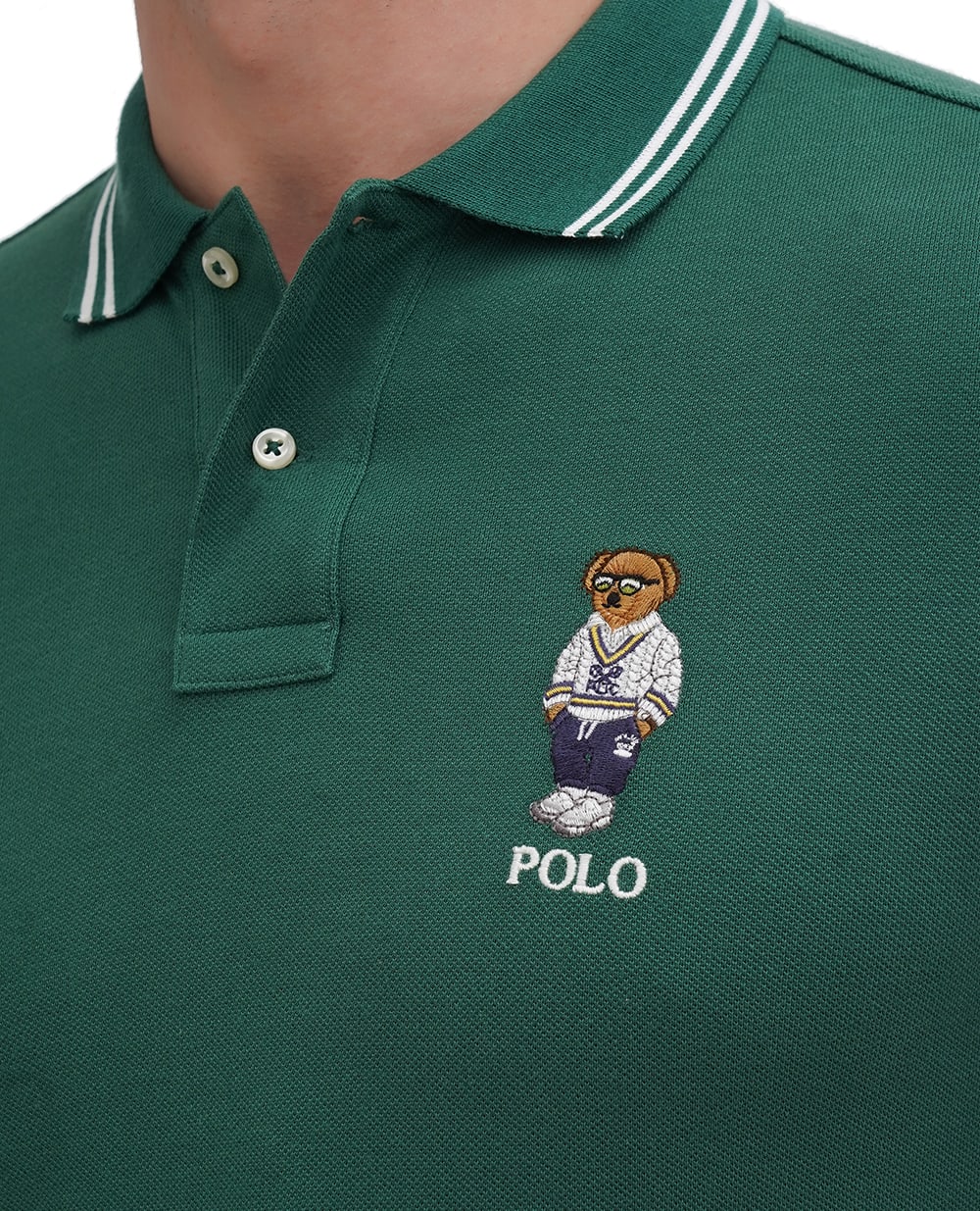 Поло Polo Bear Polo Ralph Lauren 710963817001, зеленый цвет • Купить в интернет-магазине Kameron