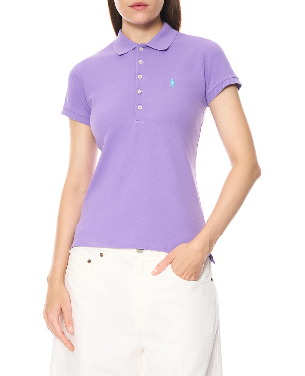 Поло Polo Ralph Lauren 211B18200006, фіолетовий колір • Купити в інтернет-магазині Kameron