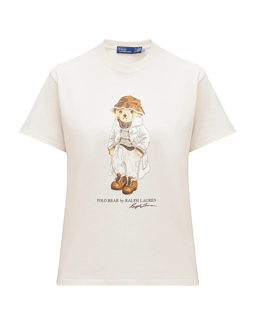 Футболка Polo Bear Polo Ralph Lauren 211947961001, молочный цвет • Купить в интернет-магазине Kameron