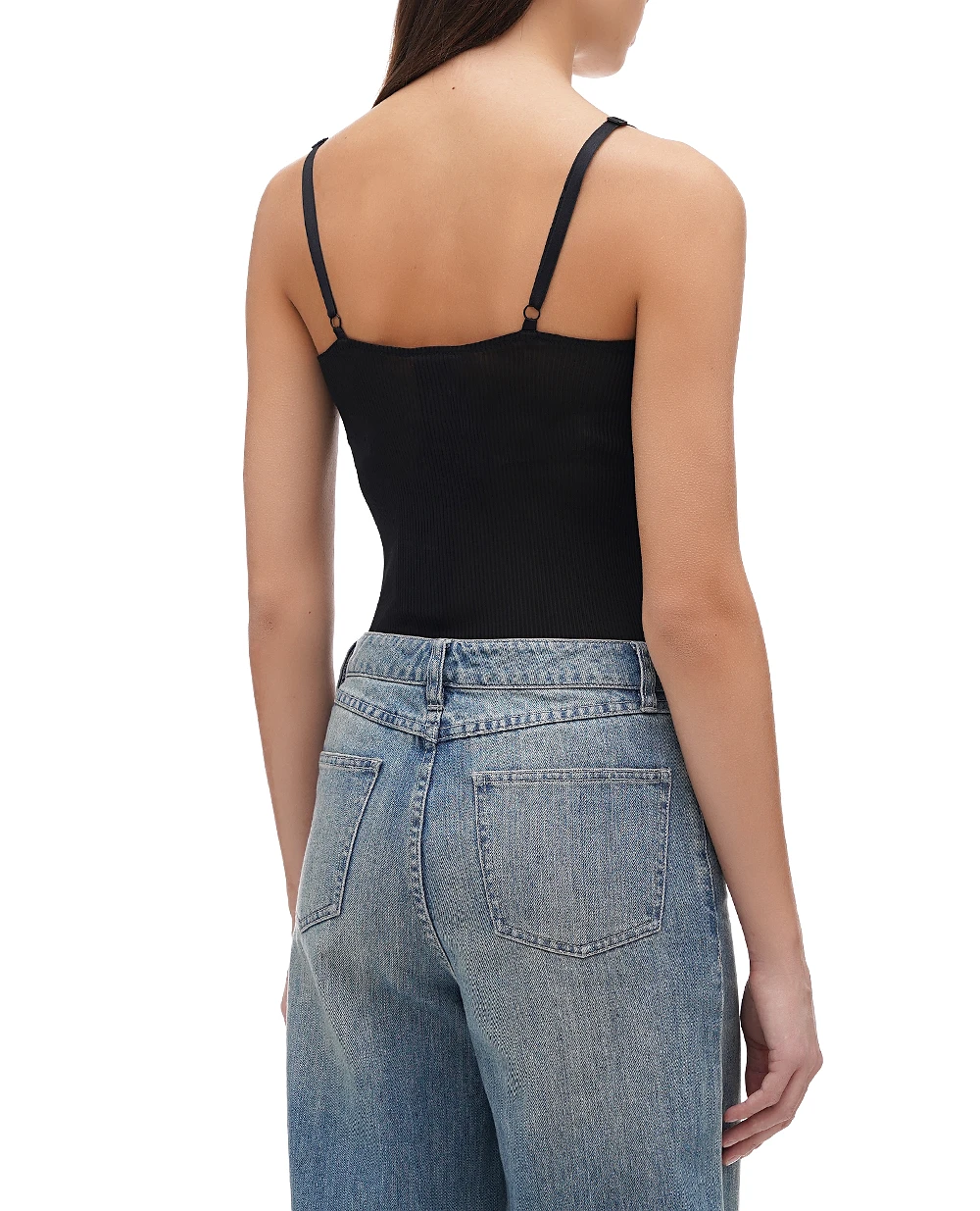 Майка Saint Laurent 796843-Y37SM, черный цвет • Купить в интернет-магазине Kameron