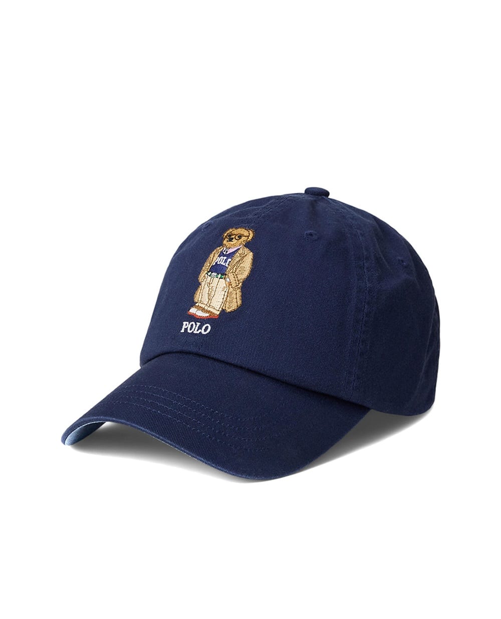 Бейсболка с вышитым Polo Bear Polo Ralph Lauren 710972684001, синий цвет • Купить в интернет-магазине Kameron
