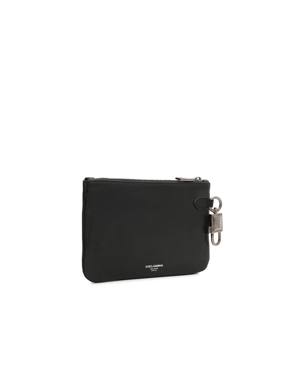 Несессер из телячьей кожи Dolce&Gabbana BP3446-AH850, черный цвет • Купить в интернет-магазине Kameron