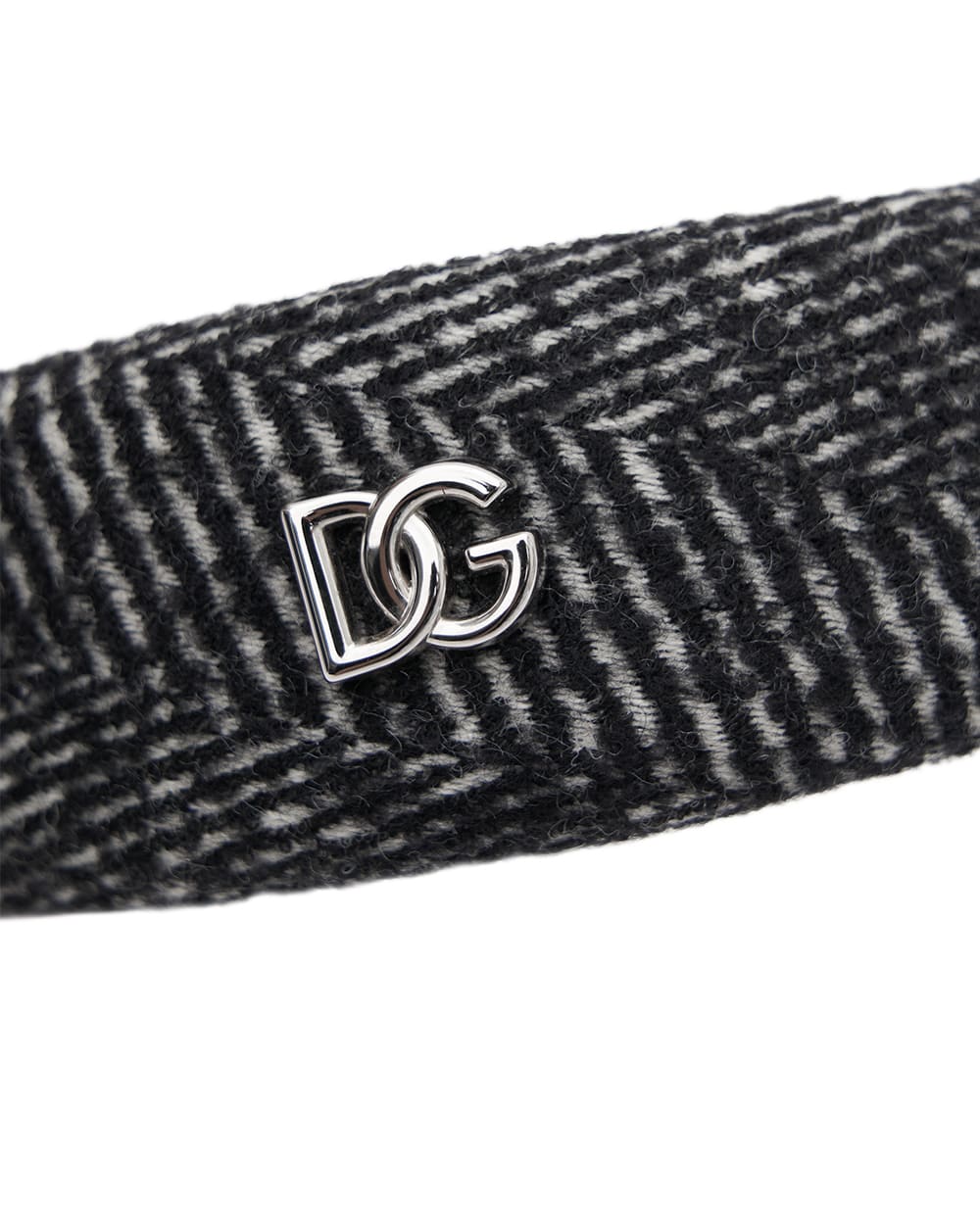 Детский обруч с логотипом Dolce&Gabbana LB3L54-FMZAO, черный цвет • Купить в интернет-магазине Kameron