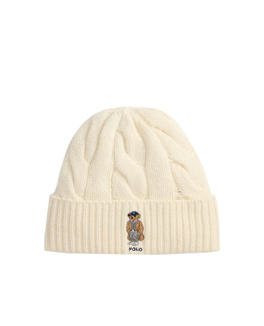 Шапка Polo Bear Polo Ralph Lauren 455981433001, бежевый цвет • Купить в интернет-магазине Kameron