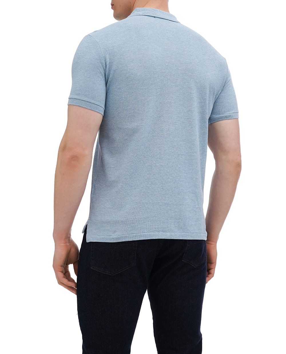 Поло Mesh Polo Ralph Lauren 710680784429, голубой цвет • Купить в интернет-магазине Kameron