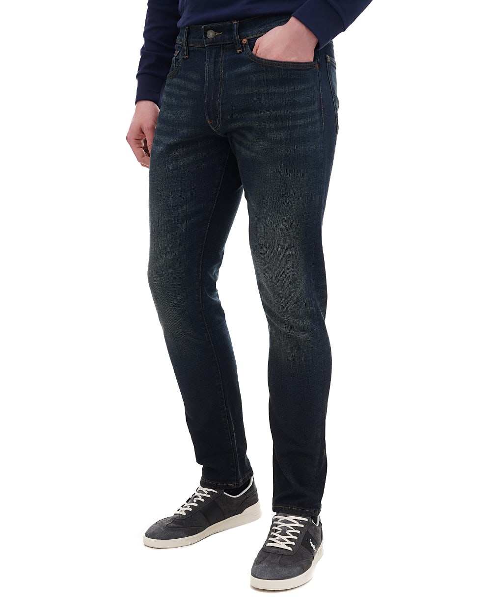 Джинсым Parkside Polo Ralph Lauren 710956090001, темно-синий цвет • Купить в интернет-магазине Kameron