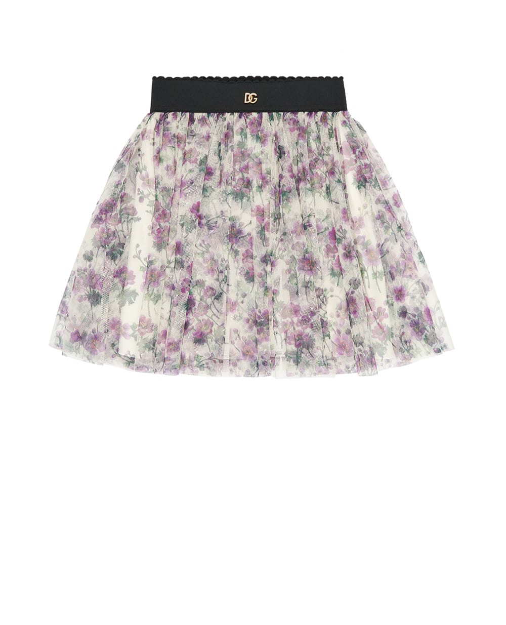 Детская юбка Dolce&Gabbana Kids L55I74-ISMKP-B, белый цвет • Купить в интернет-магазине Kameron