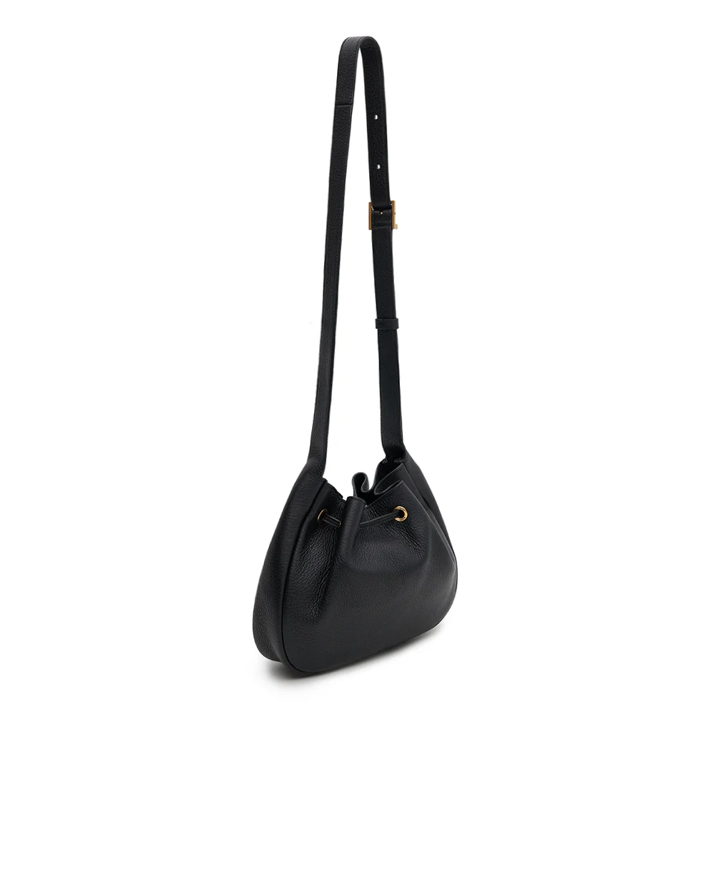 Мини-сумка-хобо PARIS Saint Laurent 833423-AAED6, черный цвет • Купить в интернет-магазине Kameron