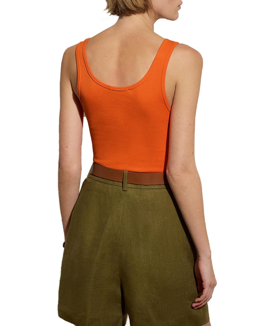 Майка Ralph Lauren Collection 290965861002, оранжевый цвет • Купить в интернет-магазине Kameron