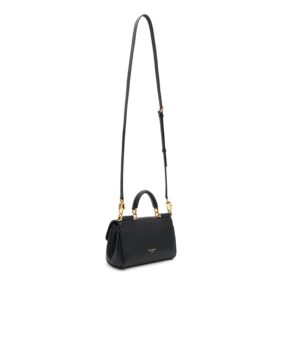 Сумка My Sicily Small из телячьей кожи Dolce&Gabbana BB7864-B7321, черный цвет • Купить в интернет-магазине Kameron