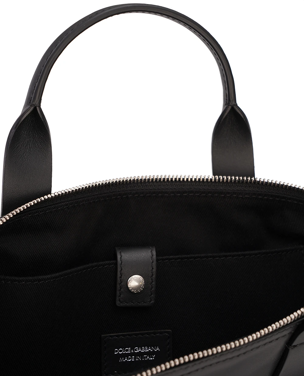 Кожаная сумка Small Dolce&Gabbana BM2384-A6E48, черный цвет • Купить в интернет-магазине Kameron