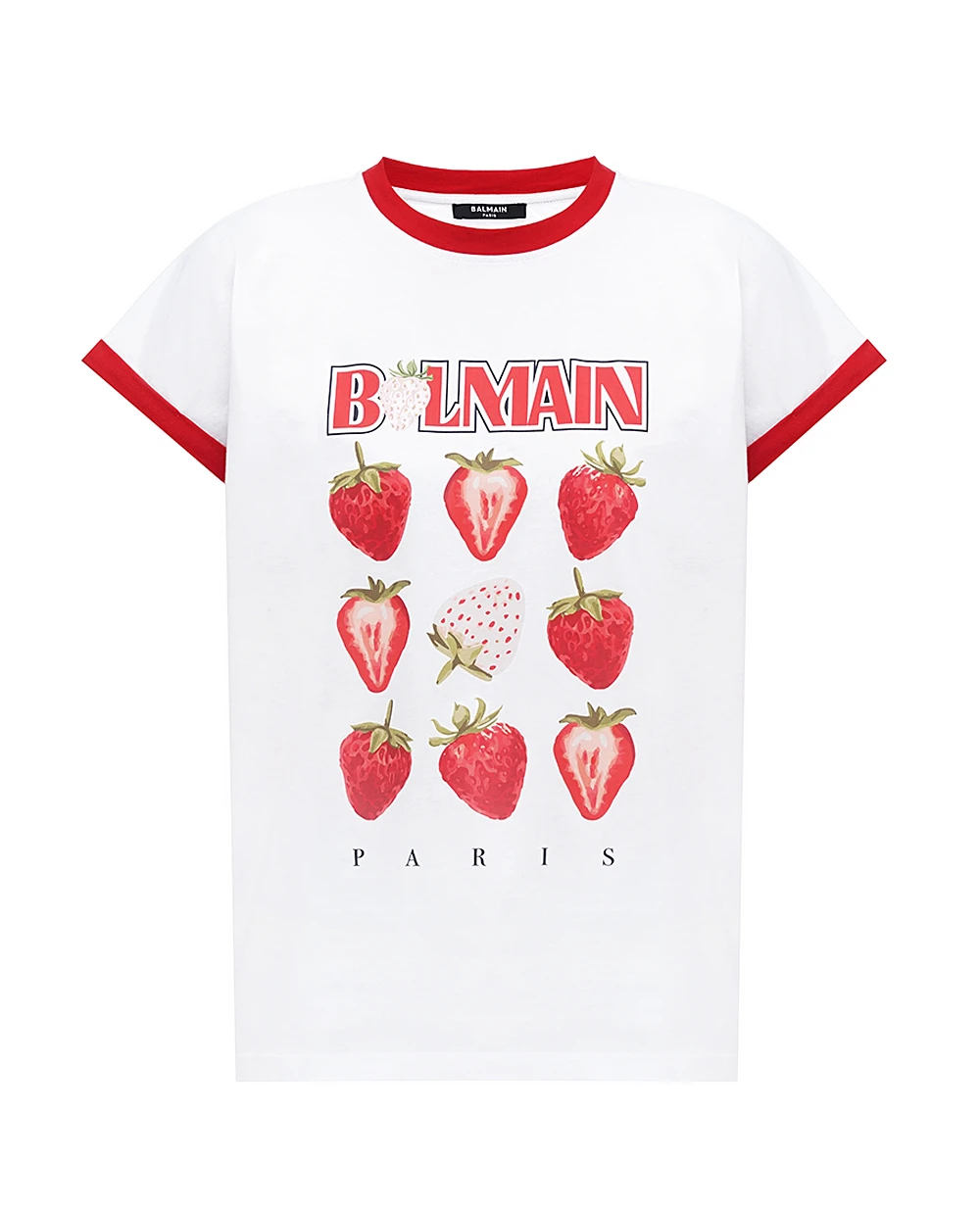 Футболка Balmain DF0EF010GE27, белый цвет • Купить в интернет-магазине Kameron