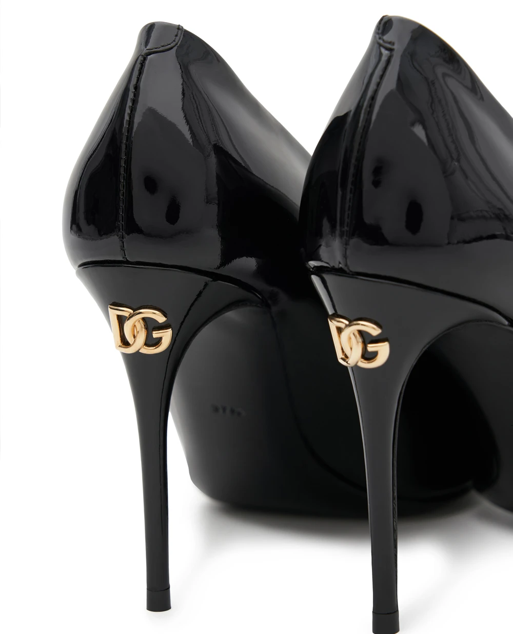 Туфлі-човники Cardinale з лакованої шкіри Dolce&Gabbana CD1860-A1471, чорний колір • Купити в інтернет-магазині Kameron