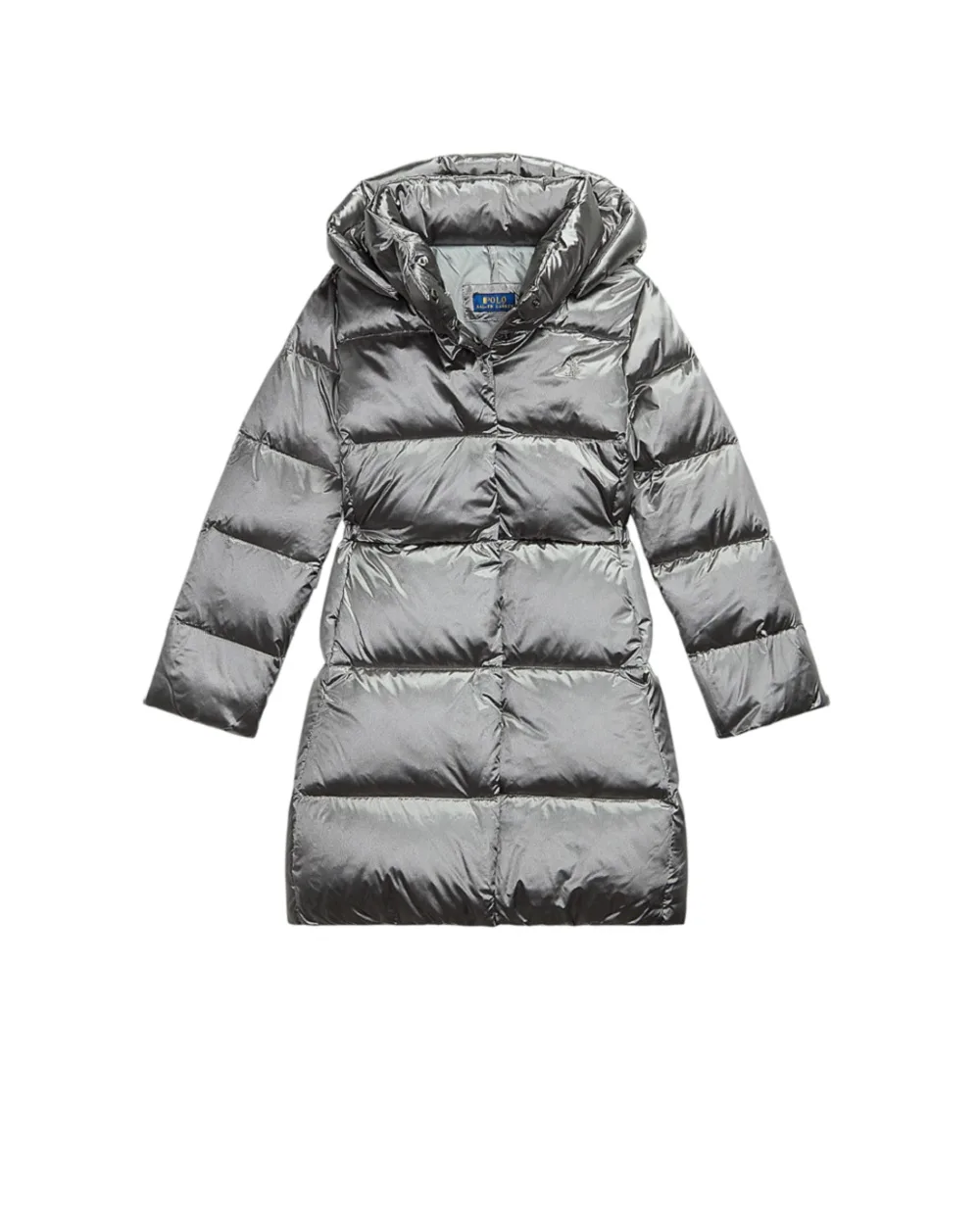 Детская куртка с капюшоном Polo Ralph Lauren Kids 313979198001, серый цвет • Купить в интернет-магазине Kameron
